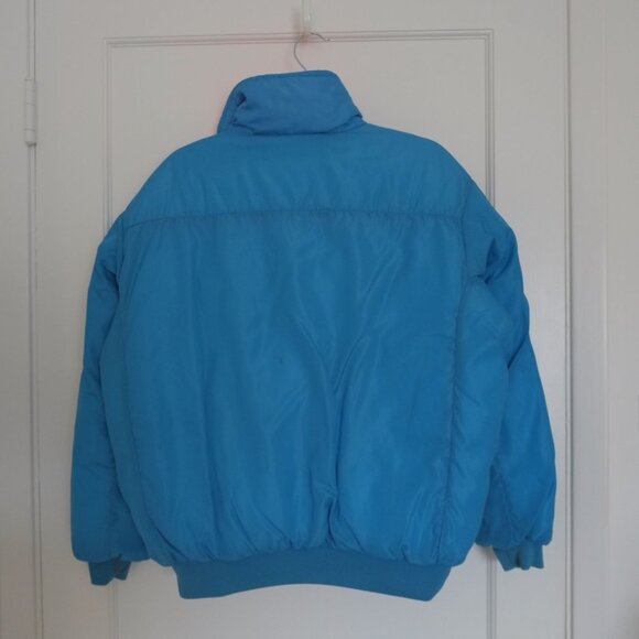 Vintage Columbia Blue & Pink Reversible Puffer Jacket – Size Small - Picture 2 of 3